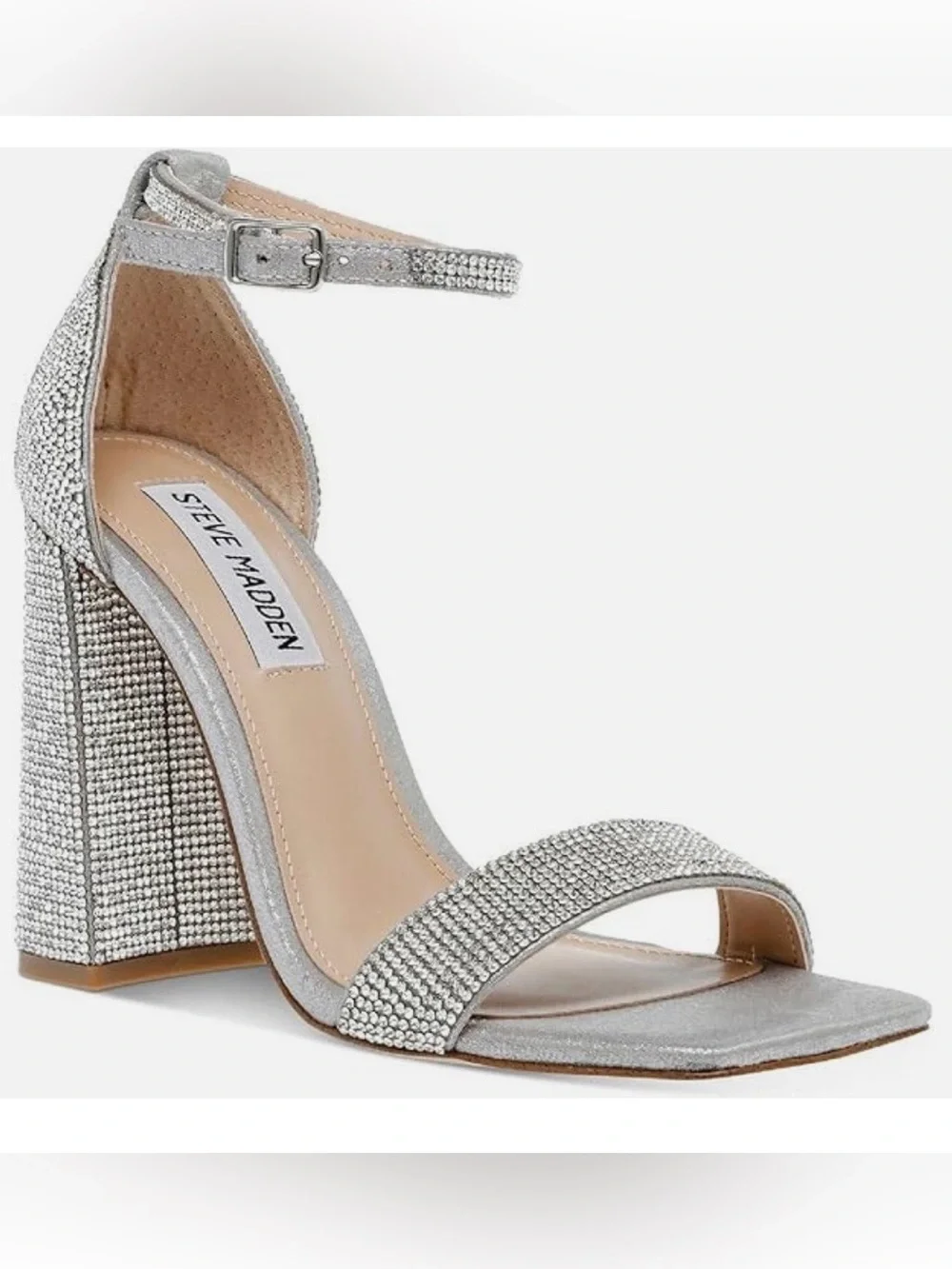 🆕{Steve Madden} TIAA Rhinestone Sandals